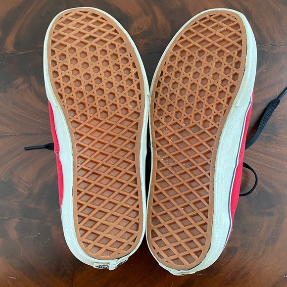 Vans Red Lace Up Shoes M 4.5 / W 6.0 - Picture 15 of 15